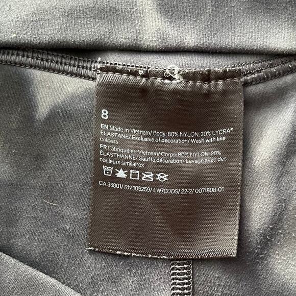 Lululemon Align High-Rise Short 8” Diamond Dye Grey Size 8 EUC - Picture 7 of 7